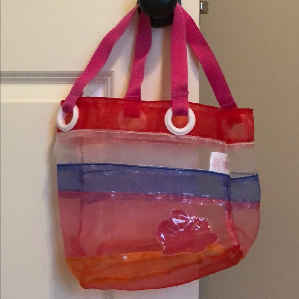 Small kids beach tote